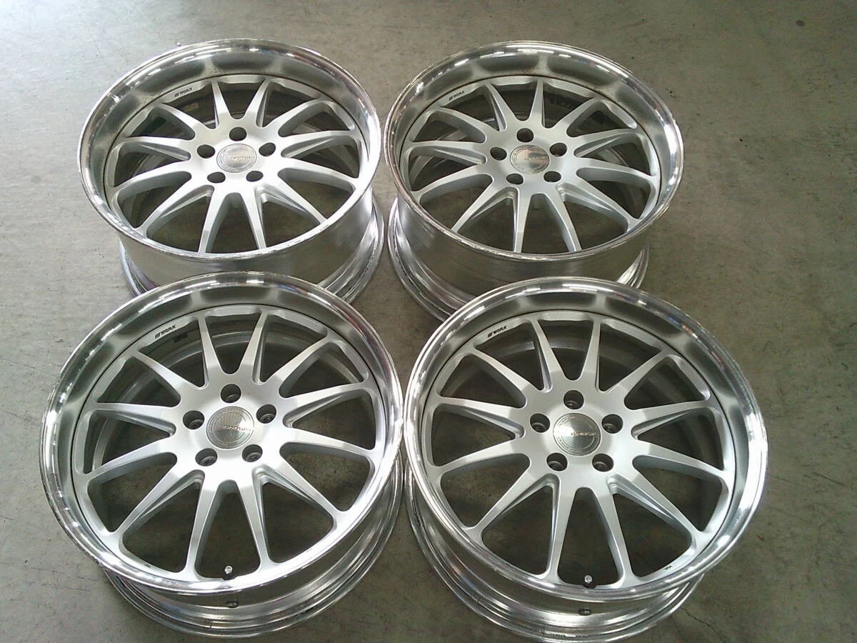 JDM WORK Gnosis HS201 GH1 19-inch wheels 4-piece set 8.5J+27 9.5J+40 W No Tires