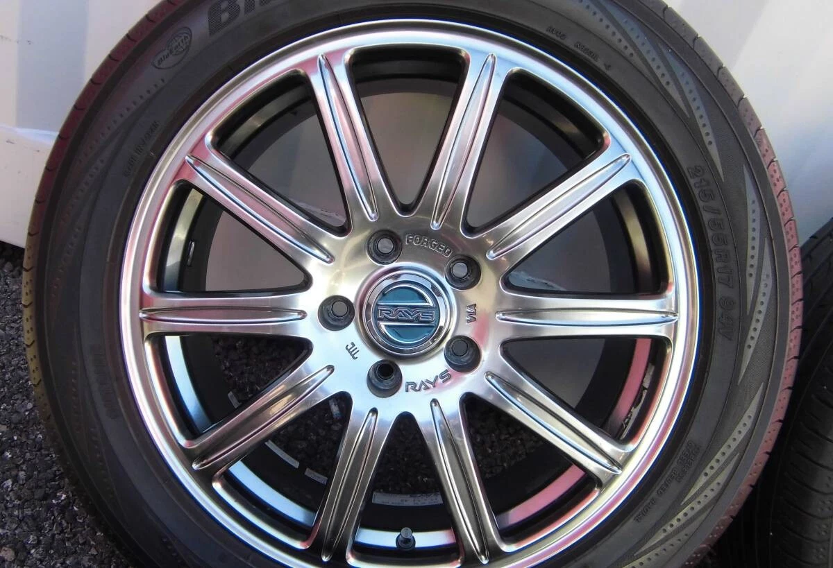 JDM C28/Serena/RAYS ECO drive GEAR SUPER ECO + Yokohama Blue Earth RV- No Tires - Image 3