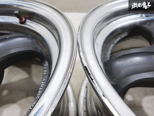 JDM Rare WEDS SPORT RS5 146J +10 PCD114.3 4-lug deep aluminum rims 2Bo No Tires - Image 6