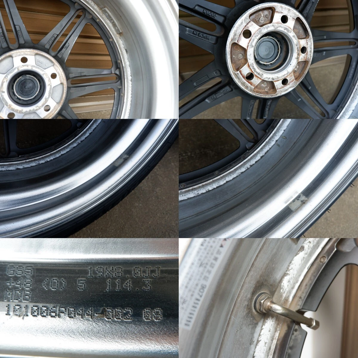 JDM Deep-rim WORK GNOSIS GS5 wheels 198.0J +48 offset 8.5J +43 offset No Tires - Image 9