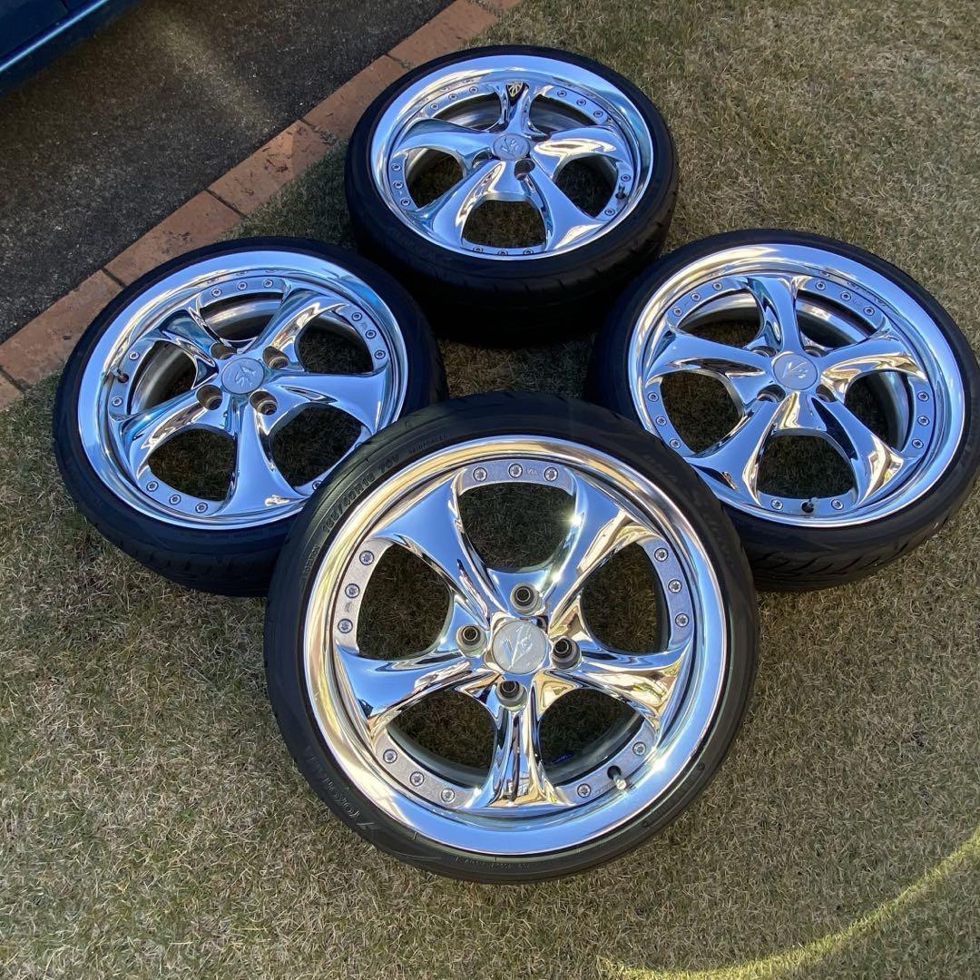 JDM WORK VS-KF 4Wheels no tires 16x5.5+45 4x100