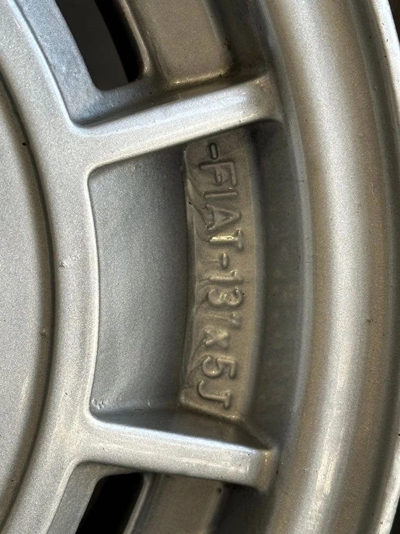 JDM Abarth Black Modra CROMODORA 13x5J wheels 4Book No Tires - Image 9