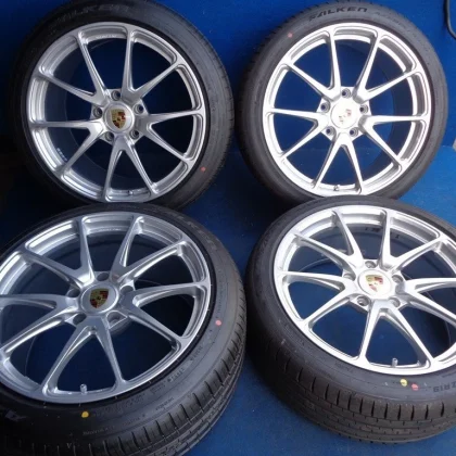 JDM Porsche TWS FORGED F 8.5J/+53 R 11J/+65 PCD 130 235/40ZR19 265/40Z No Tires