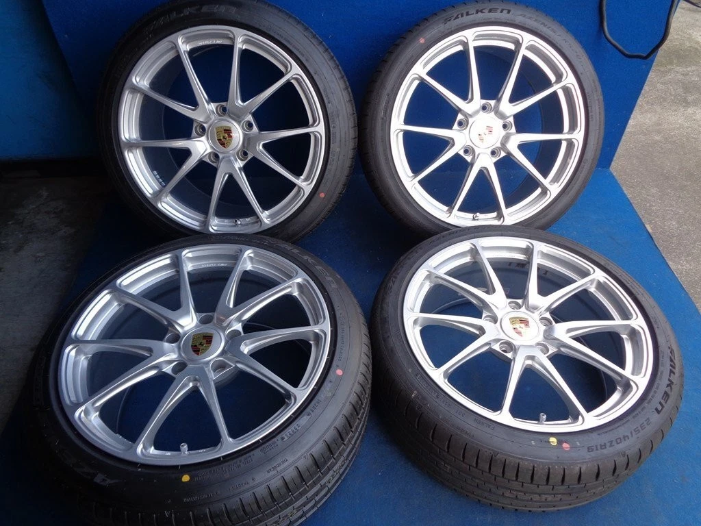 JDM Porsche TWS FORGED F 8.5J/+53 R 11J/+65 PCD 130 235/40ZR19 265/40Z No Tires