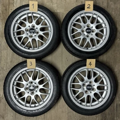 JDM BBS RX280 155J+40 Copen OEM Wheel and Tire Set BBS No Tires