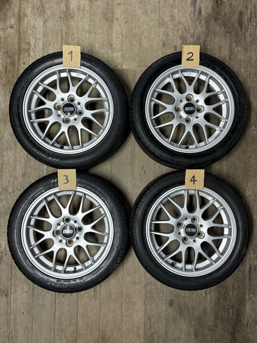 JDM BBS RX280 155J+40 Copen OEM Wheel and Tire Set BBS No Tires