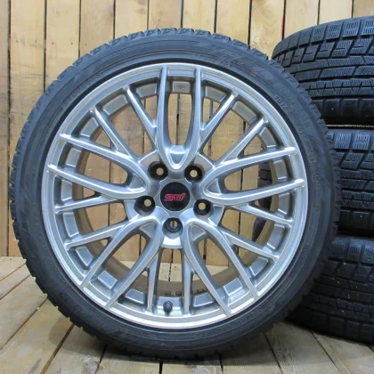 JDM SUBARU WRX STI genuine 188.5J+55 Yokohama iG60 245/40R18 studless No Tires