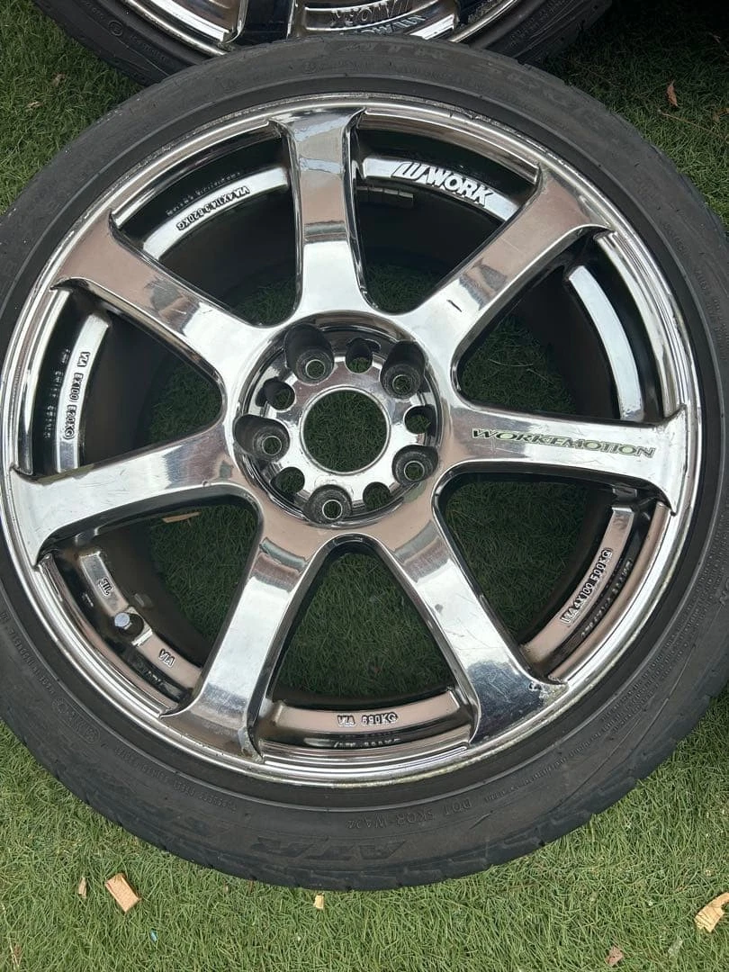 JDM ⭐︎ WORK EMOTION XT7 174Book Set ⭐︎ Kanagawa Nothing Fee No Tires - Image 4