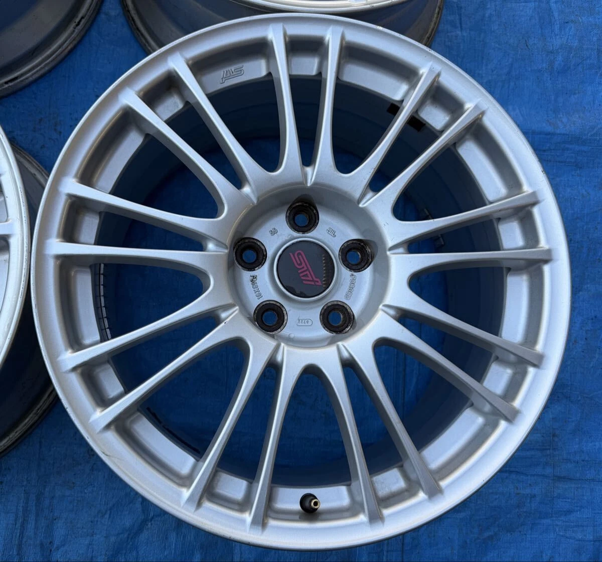 JDM Genuine BBS RV739 forging wheels for Impreza WRX STI 18 8.5J 55 11 No Tires - Image 2