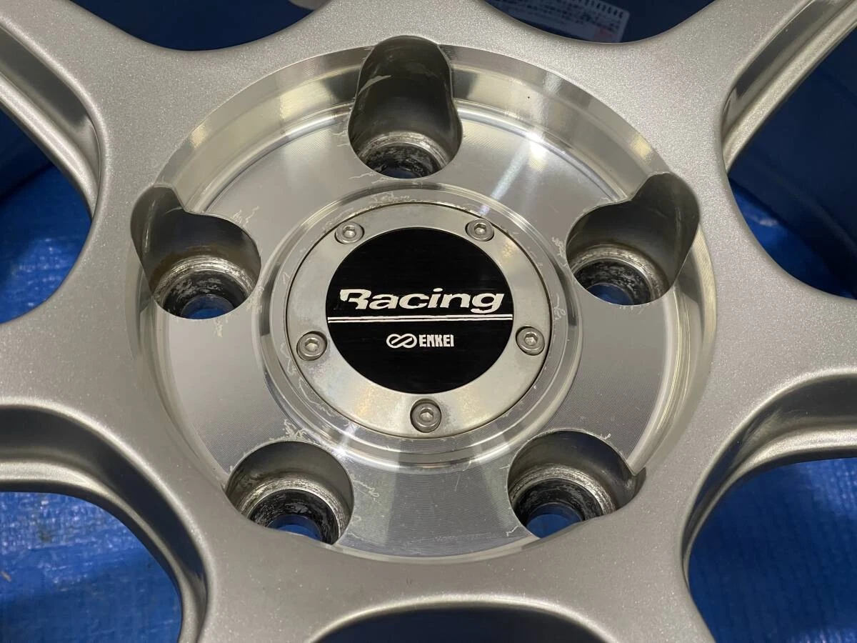 JDM Out of print rare Enkei ENKEI_RACING_RS + M16x7J +35 114.3/5H Civ No Tires - Image 6