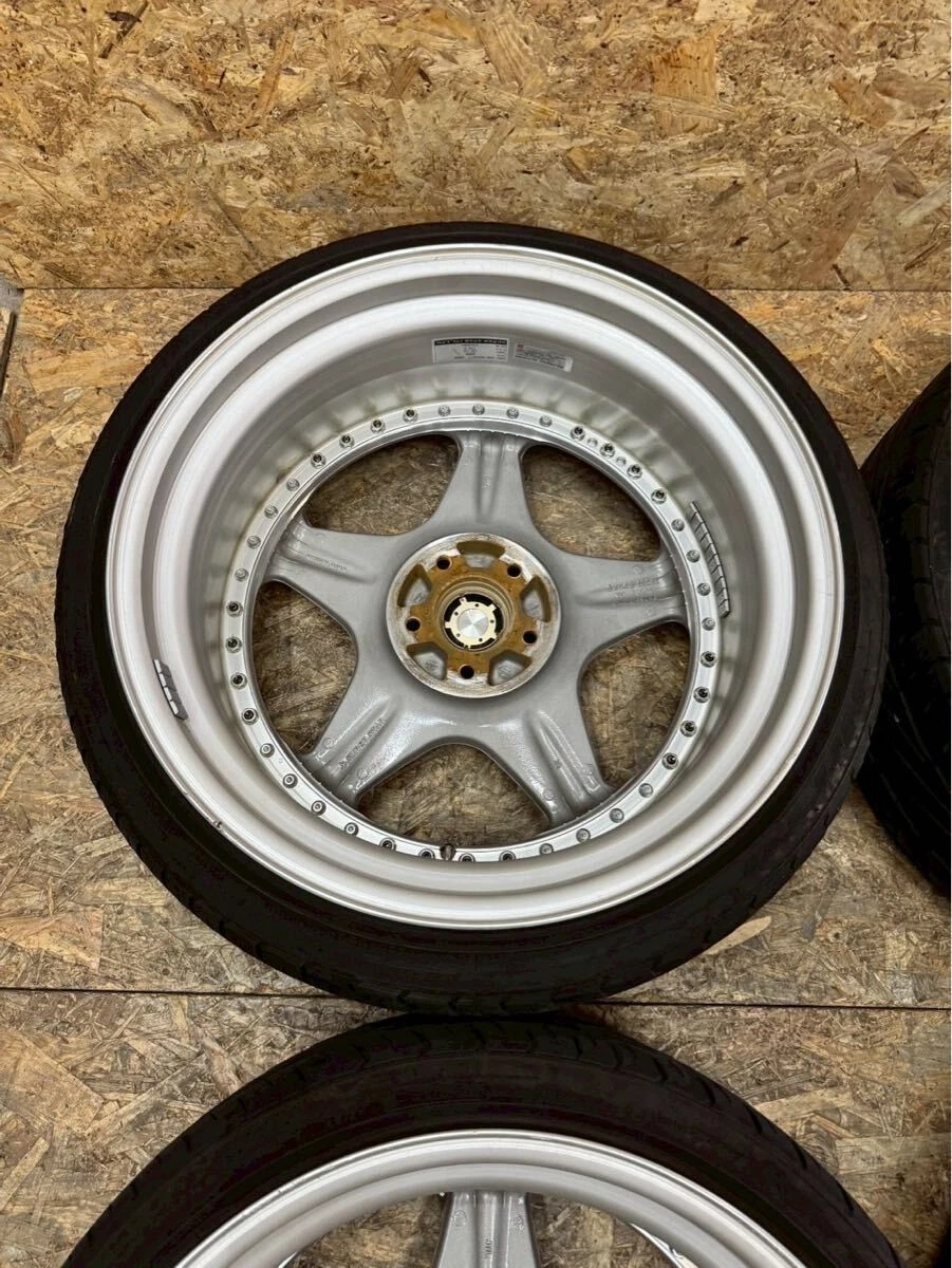 JDM Rare Leonhard Orden ORDEN 209J+32 PCD114.3 5-hole 5H Discontinued No Tires - Image 7