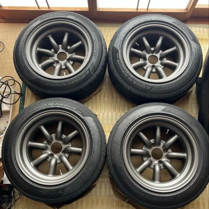 JDM Watanabe Rtype 14-inch 8J-6 PCD100 4-hole Watanabe 4H wheels for o No Tires