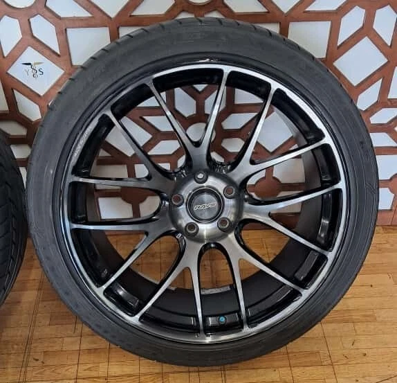JDM RAYS VOLKRACING G27-PM FORGED 20x9.5J+30 9.5J+38 245/40R20 PCD114. No Tires - Image 3