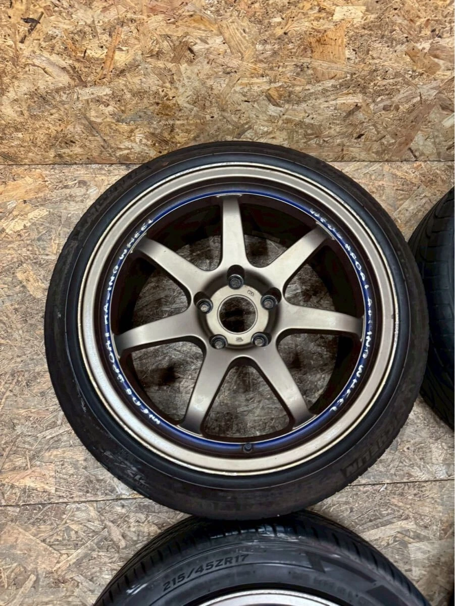 JDM Rare Weds Sport SA-90 178J+35 9J+35 PCD114.3 5-hole 5H Wedssports No Tires - Image 3