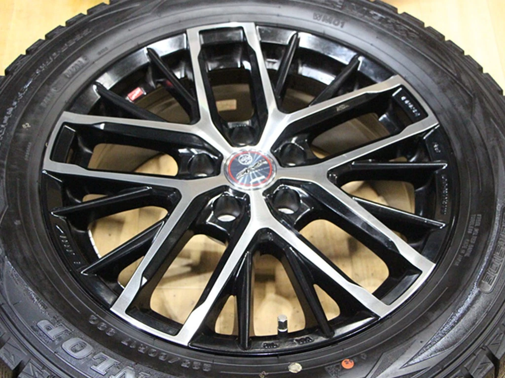 JDM C79 ENKEI AME SMACK 17X7J+38 114.3 Dunlop WINTER MAXX WM01 225/60R No Tires - Image 5