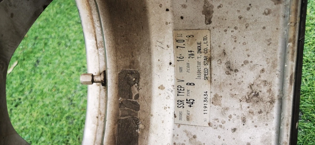 JDM SSR Speedster Type B 7JJ x 16 Offset +45 Multi Aluminum Wheels wit No Tires - Image 5