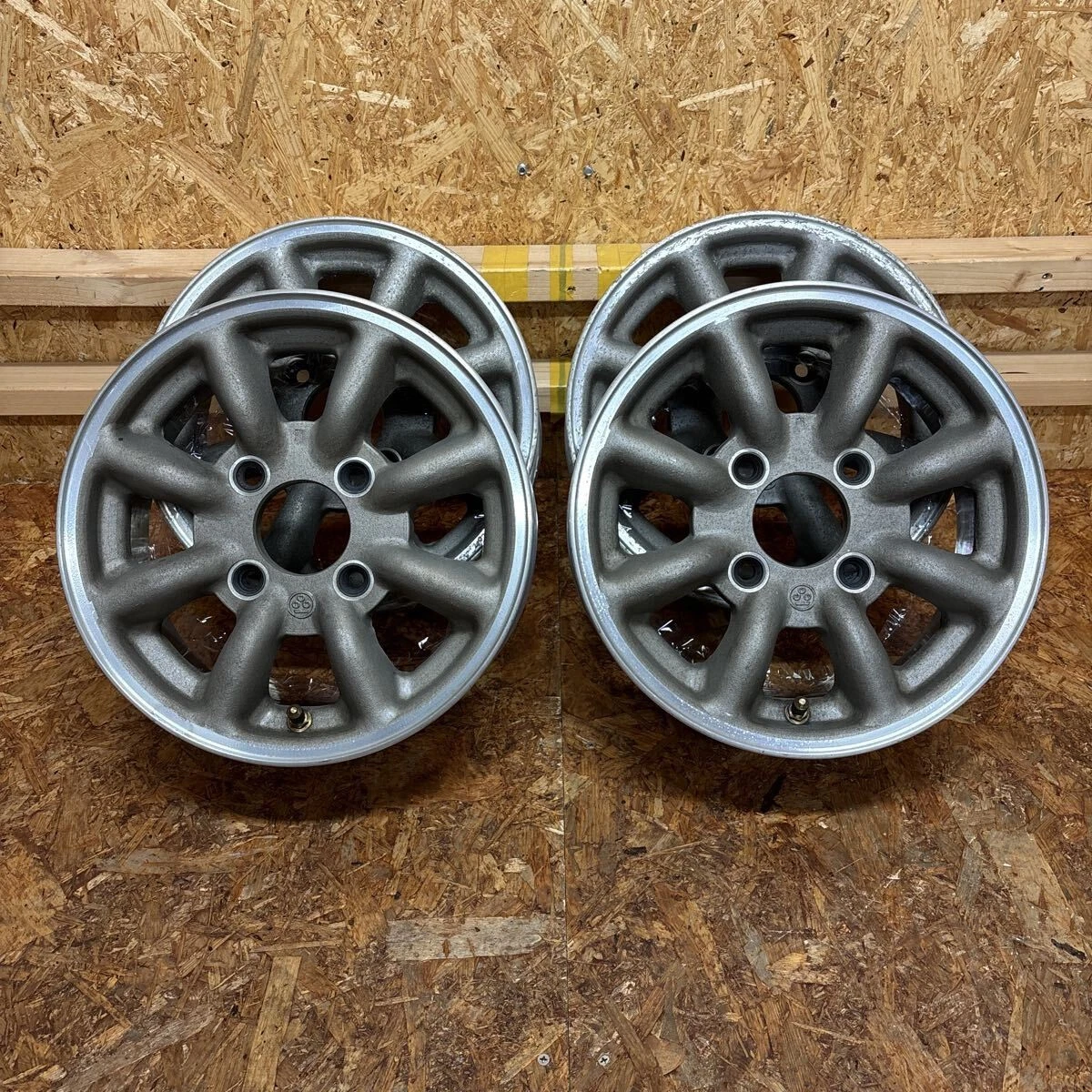 JDM Rare Watanabe 13x5J+30 114.3/4 Bolt Pattern Kei Size Fits Alto Eve No Tires