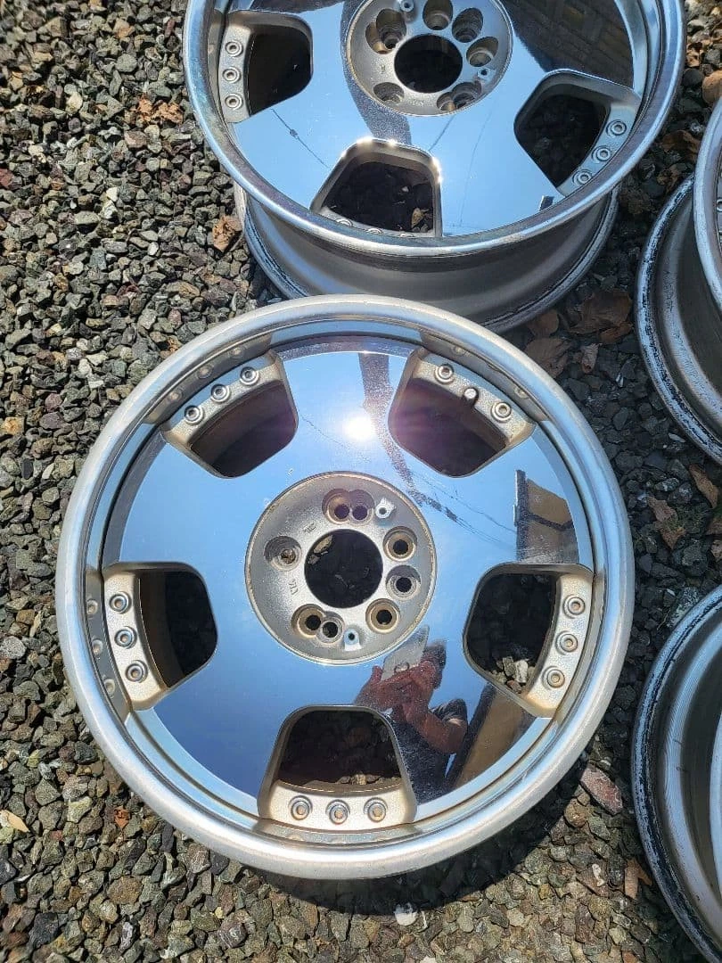 JDM Rare SSR Vienna Dish Plated Flush Fit for Light and Compact Cars No Tires - Image 7