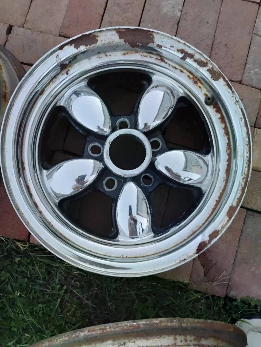 JDM kps? Out of print 14 American Racing Daisy 114.3 120.65 wheels 4-b No Tires - Image 2