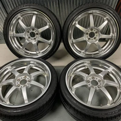 JDM Deep-rim Prius Toyota 86 BRZ 18x8J 5H100 +48 205/40R18 wheels with No Tires