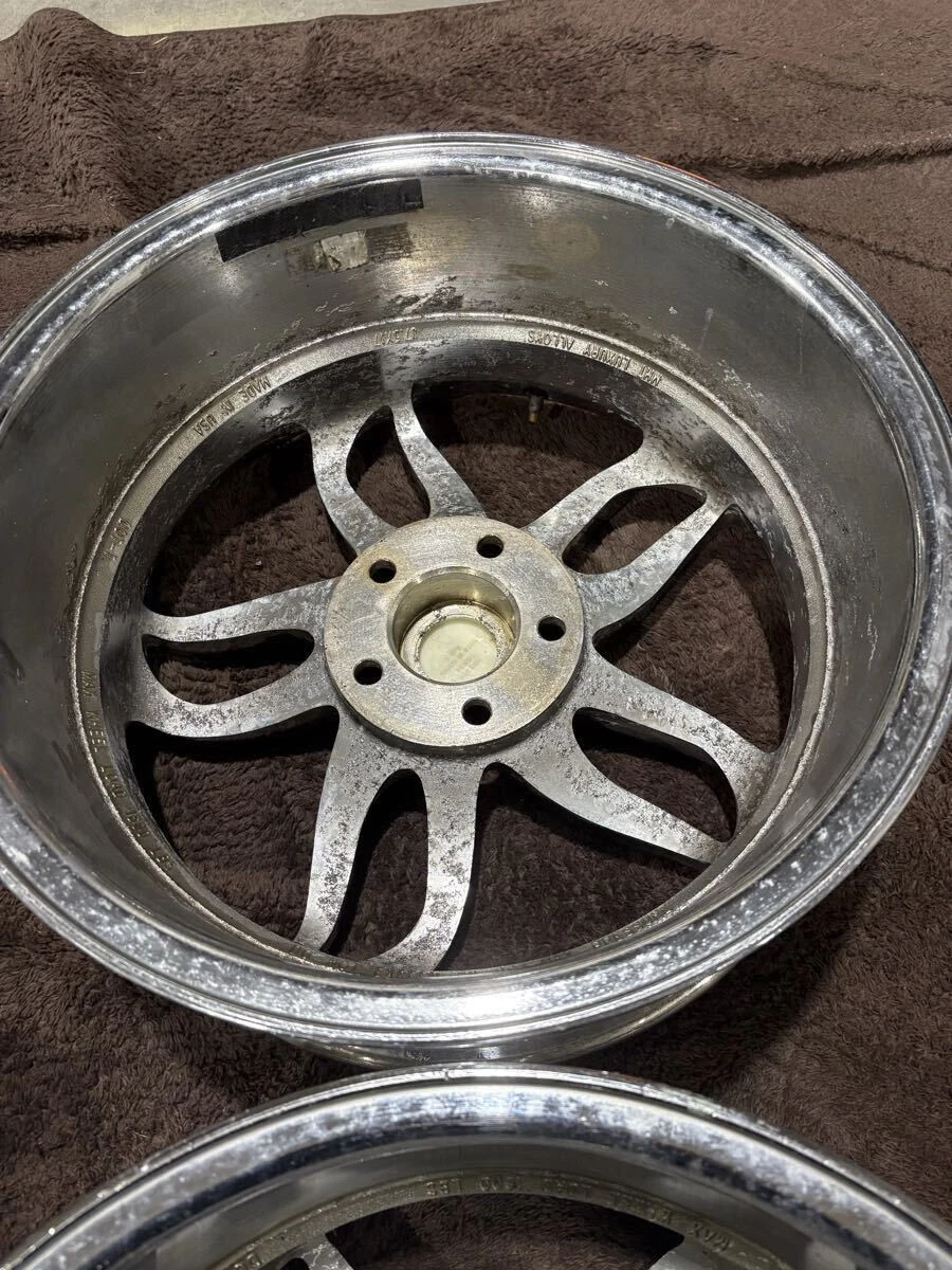 JDM Kaotik Vizio Keotic Vizio 17x7.5 5/114.3 IN40 oars Doskool USDM Ne No Tires - Image 3