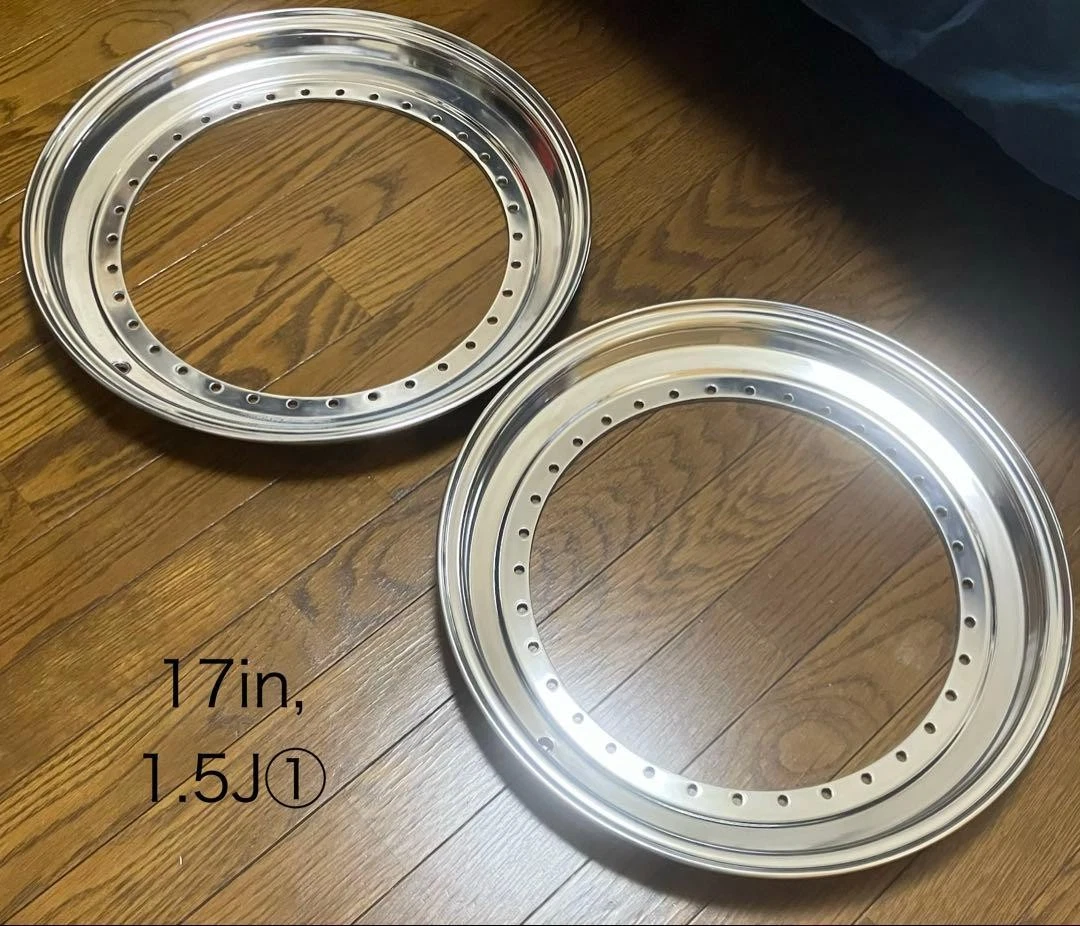 JDM BBS 17inch 1.5J genuine outer lip 2 pieces① No Tires