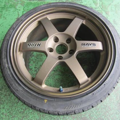 JDM TE37 Bronze 18x8.5J+40 1Book supra caliper clearance spare for JZA No Tires