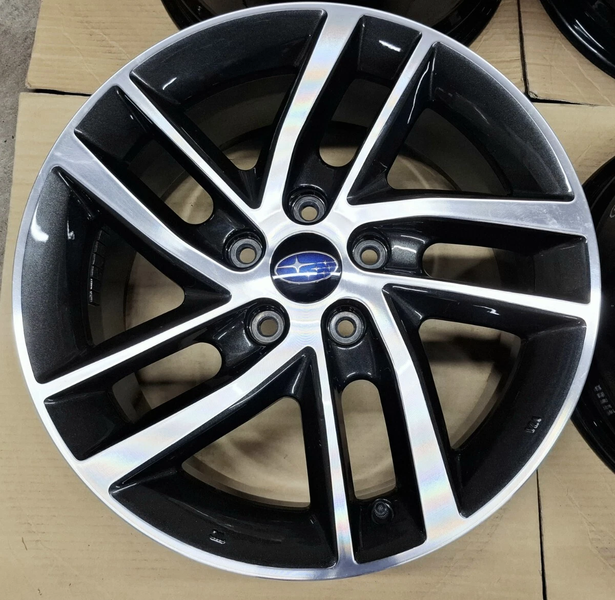 JDM Superb Condition Subaru VN Levorg Genuine Optional Wheels 4Book 17 No Tires - Image 3