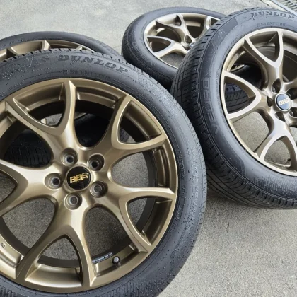 JDM Mazda RX-8 Spirit R BBS Wheels 4-Piece Set Rare BBS No Tires