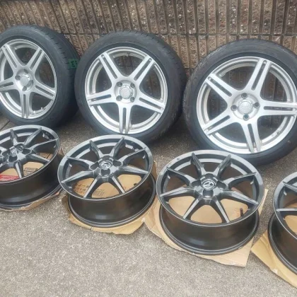 JDM Roadster Size Bridgestone BEO16 Wheel & Tire Set No Tires