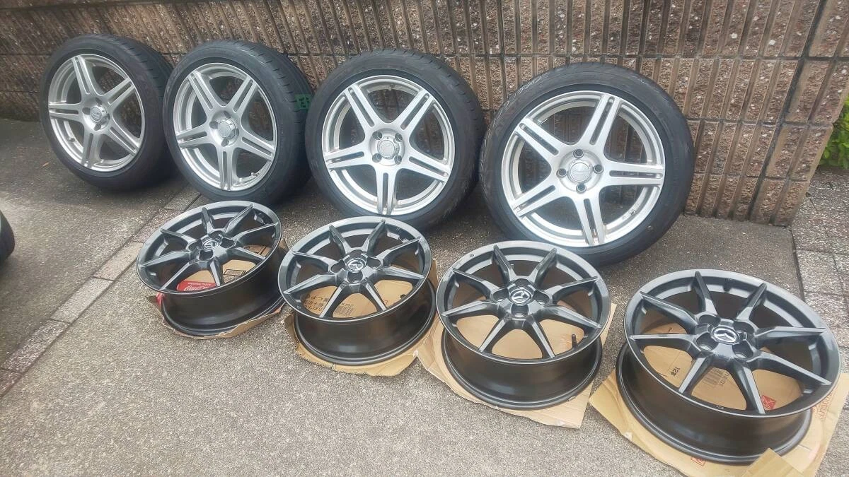 JDM Roadster Size Bridgestone BEO16 Wheel & Tire Set No Tires