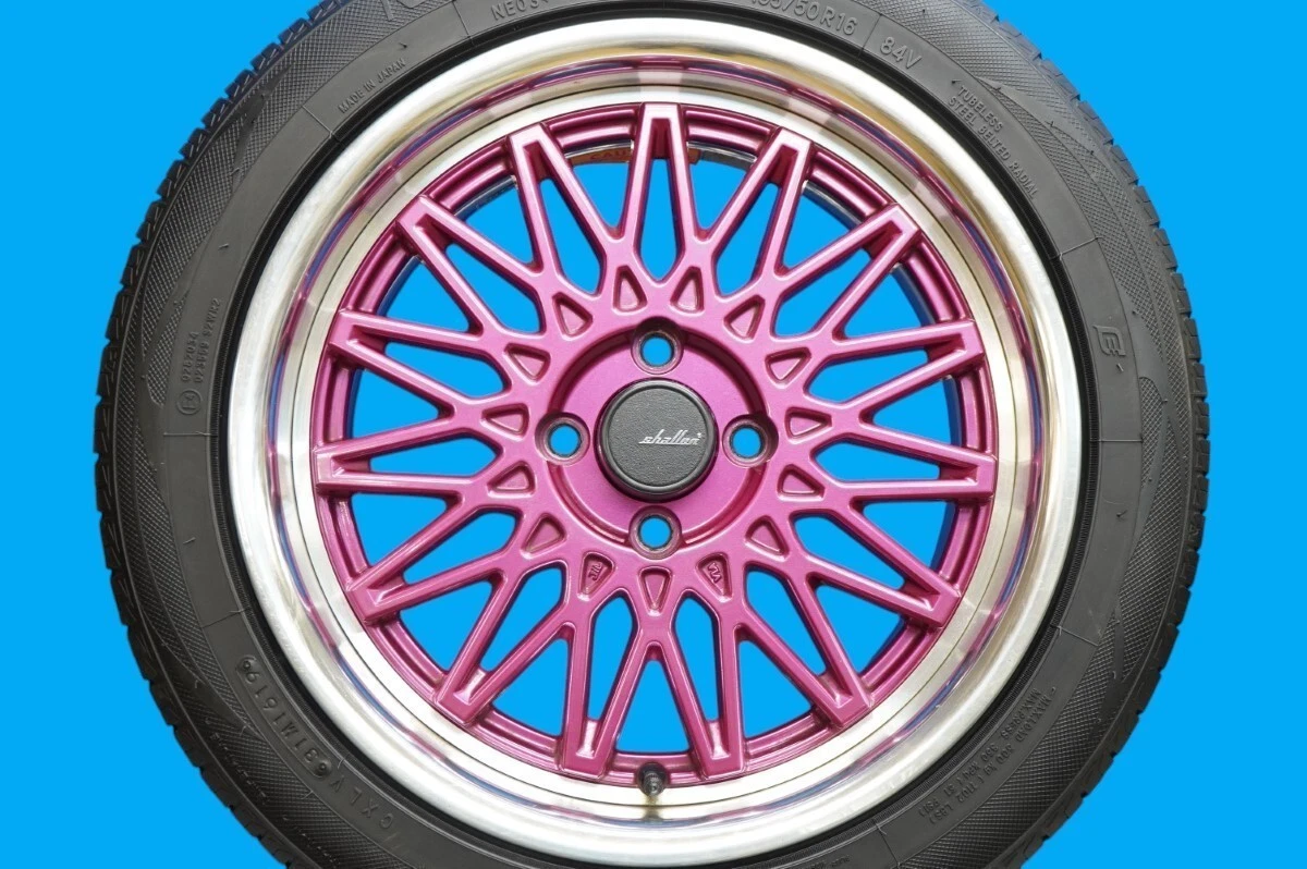 JDM AME Sharen OSS + Toyo 16-inch 7J +35 8J +38 4-hole PCD100 195/50 No Tires - Image 2