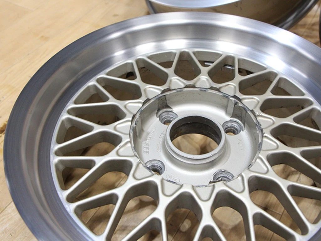 JDM B191 Out-of-print rare BBS RG019 15x6.5J+18 PCD114.3 4-lug 3-wheel No Tires - Image 6