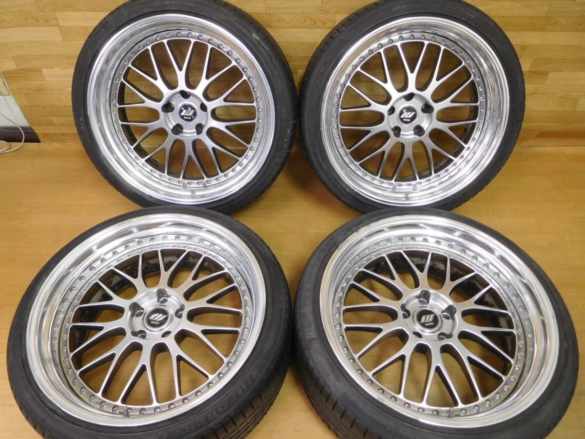 JDM WORK Zistance W10M 4Wheels no tires 21x9-7 10+12 5x120