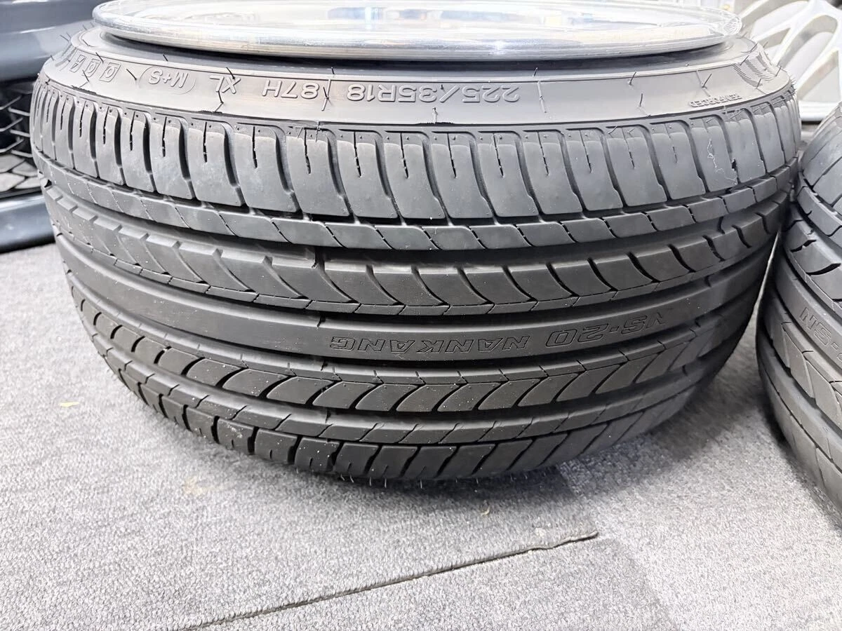 JDM Work Meister M1 3P PCD 112 Full Polish Deep Rim 9.5j 10.5j 18Audi No Tires - Image 7