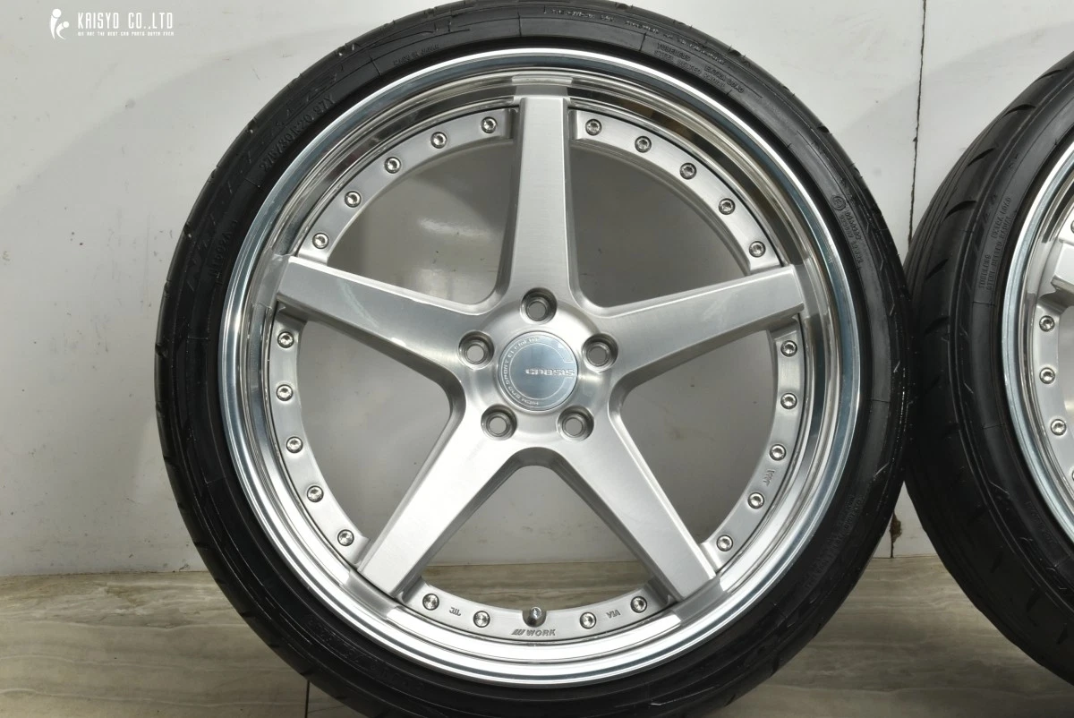 JDM Custom WORK GNOSIS CVF 20-inch wheels with 9J +34 and 10J +39 whee No Tires - Image 5