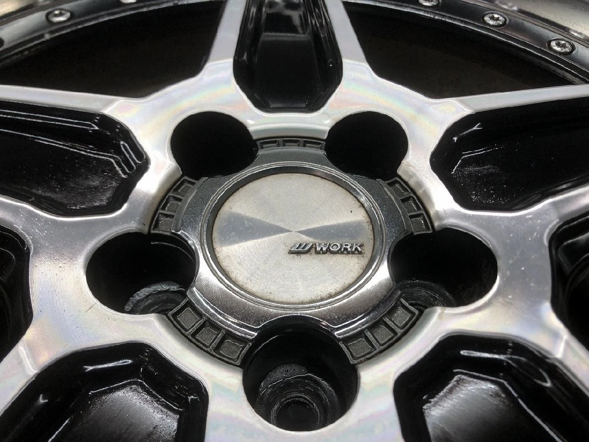 JDM WORK Lanvec LS1 wheels with aftermarket 194Book 7.5J5HPCD100+48 bo No Tires - Image 6