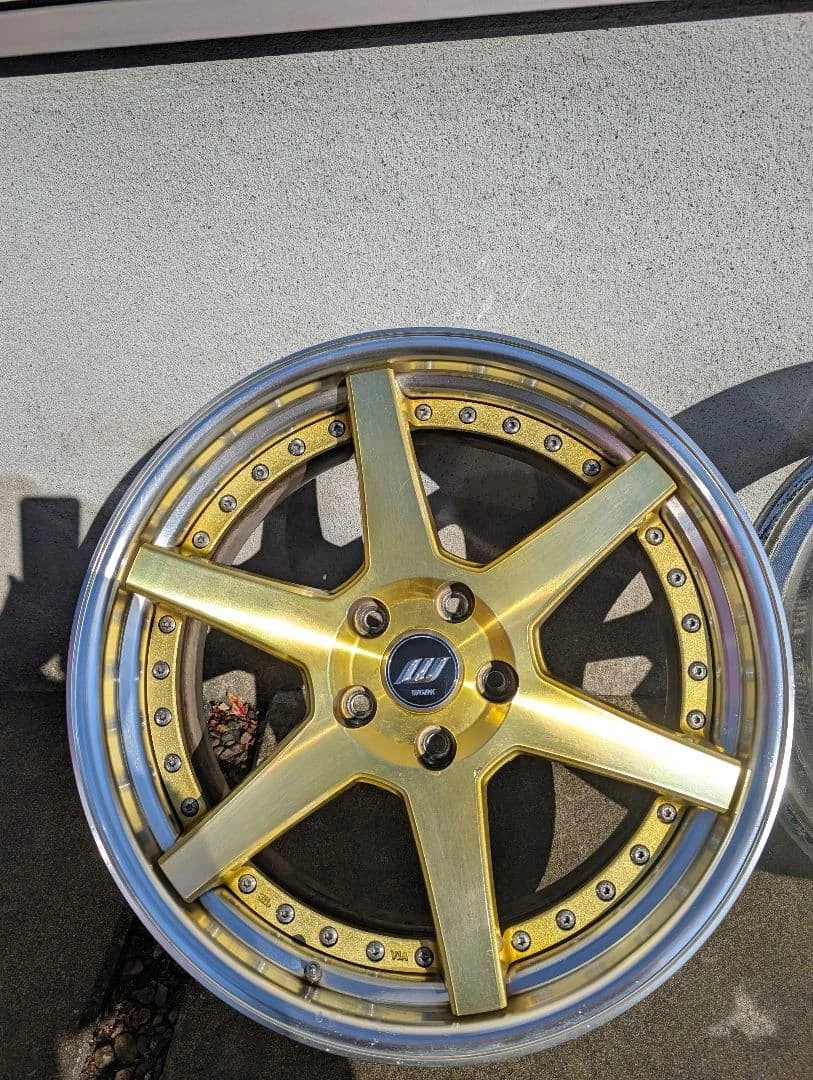 JDM WORK Gist Imperial Gold 19-inch No Tires - Image 2