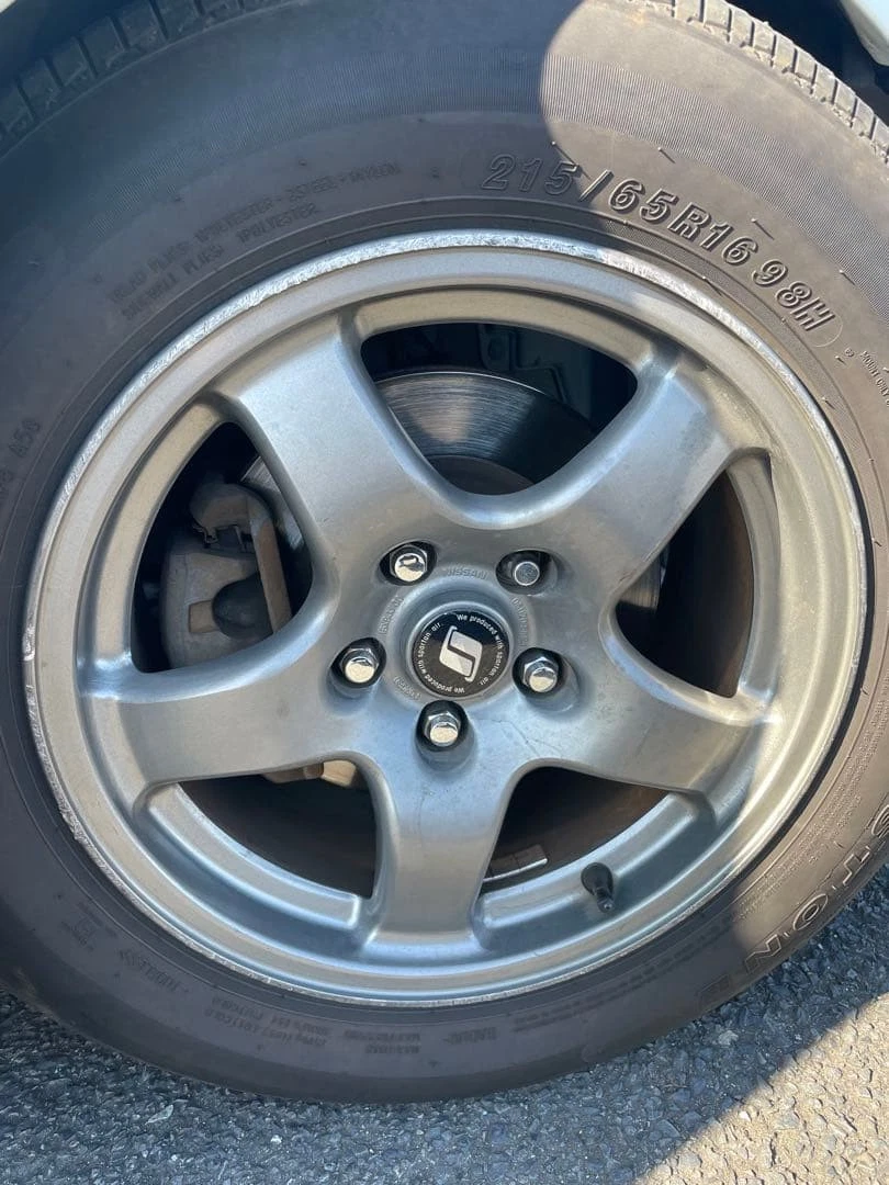 JDM Genuine Nissan R32 GTR wheels with tires 215/65R16 4-pack No Tires - Image 2