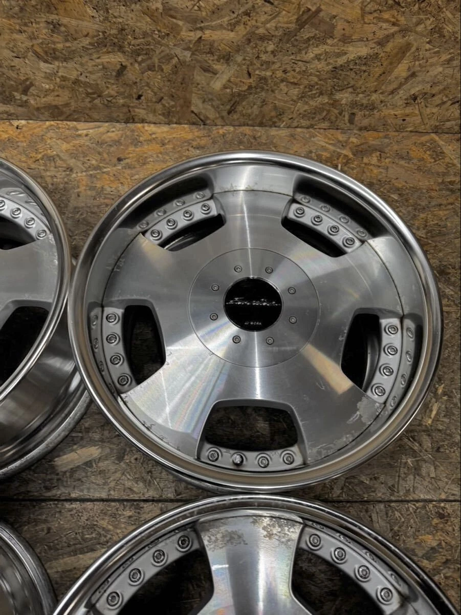 JDM Rare WORK Euroline DH 188.5J+25 9J+25 PCD139.7 6-hole 6H deep rim No Tires - Image 4