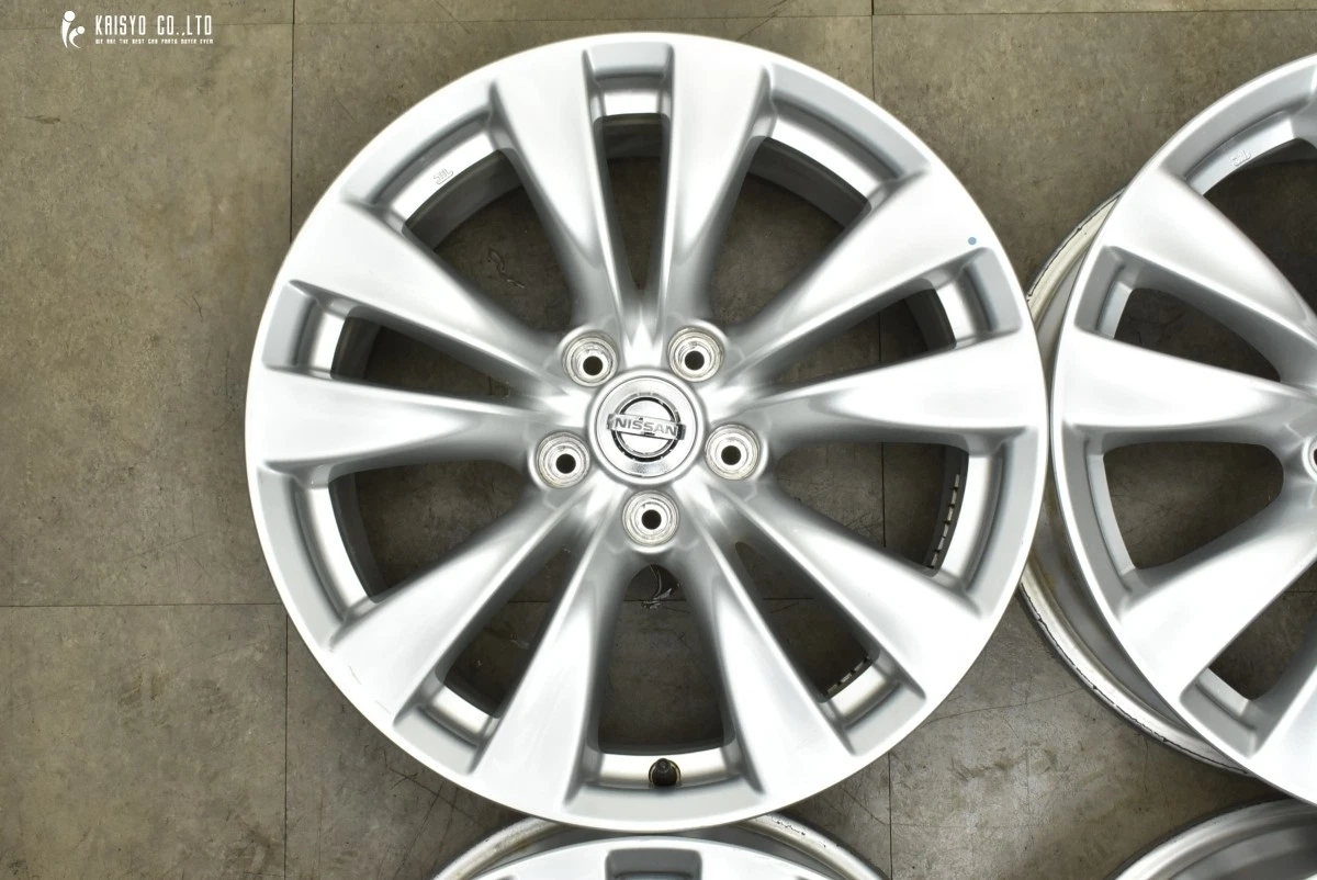 JDM Good Condition Nissan Y51 Fuga Genuine 18in 8J +43 PCD114.3 4-Pack No Tires - Image 5