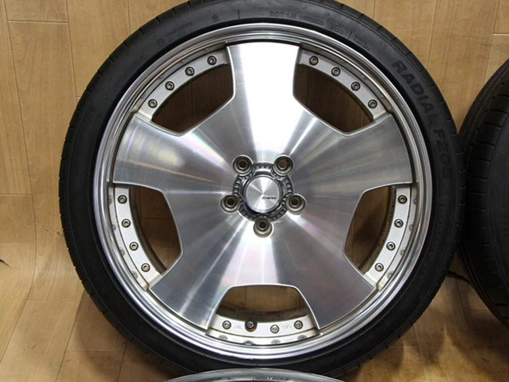 JDM B892 Rare WORK Lanvec LD1 20x8J+38 9J+45 PCD114.3 245/35R20 tires No Tires - Image 2