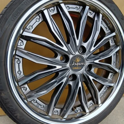 JDM Weds Kranze Graben 16-inch Used Tire and Wheel Set 4-Pack 16x5.5J+ No Tires