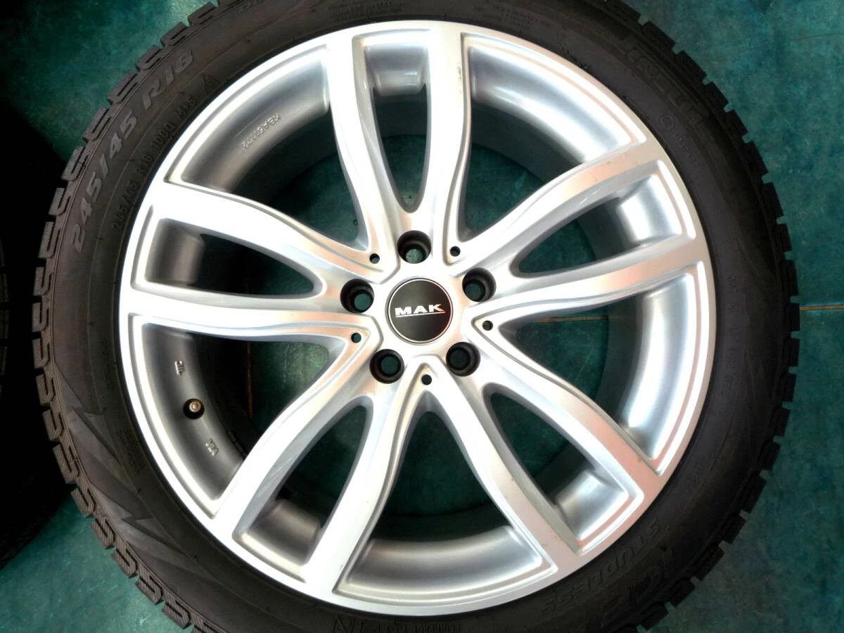 JDM BMW/G30/523d/Pirelli ICE AIMMETRICO245/45R18・MAK FAHR/188J/5H/ET30 No Tires - Image 3