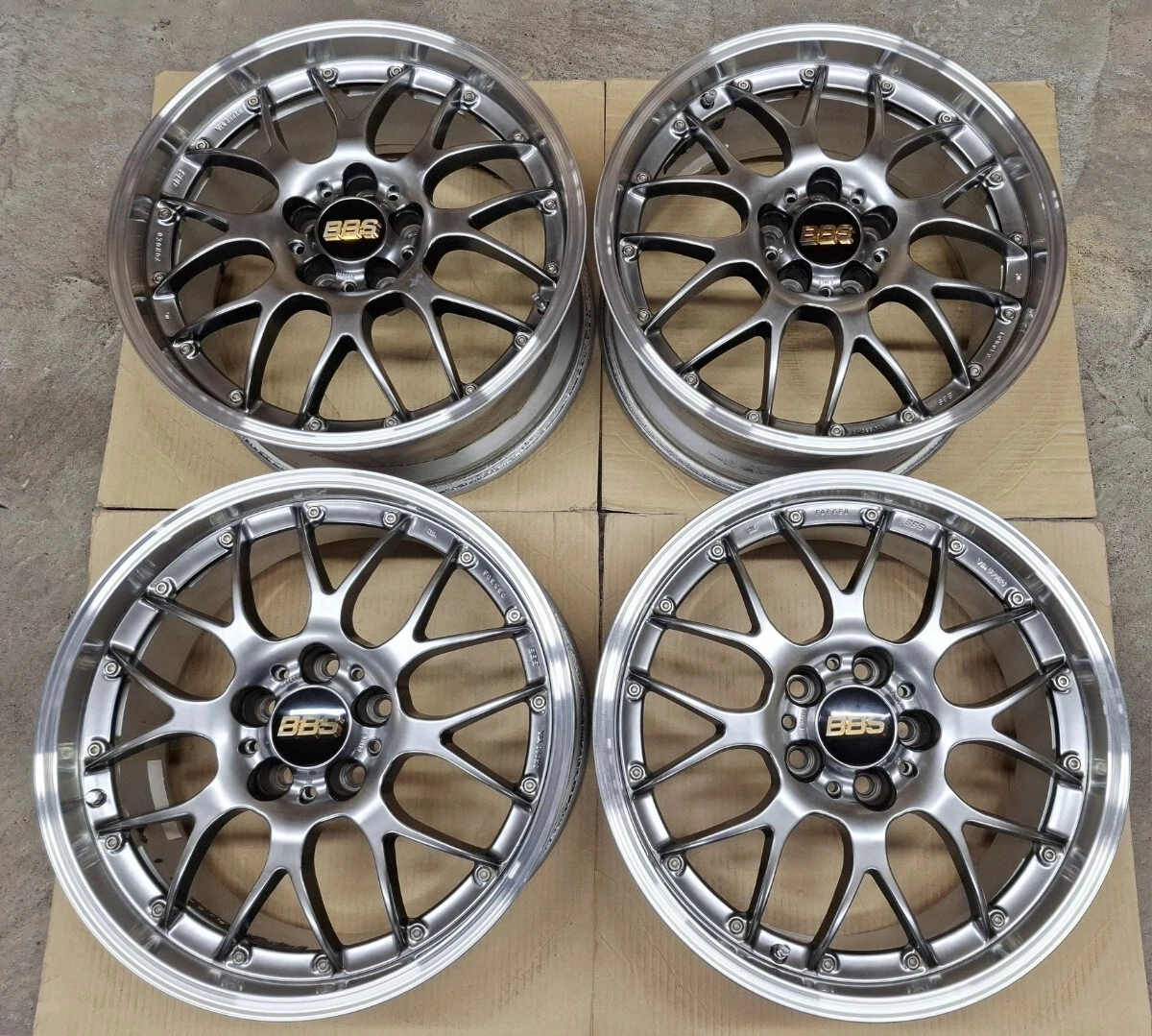 JDM Superb Condition BBS RS-GT Wheels 188.0J 114.3 forging for WRX S4 No Tires