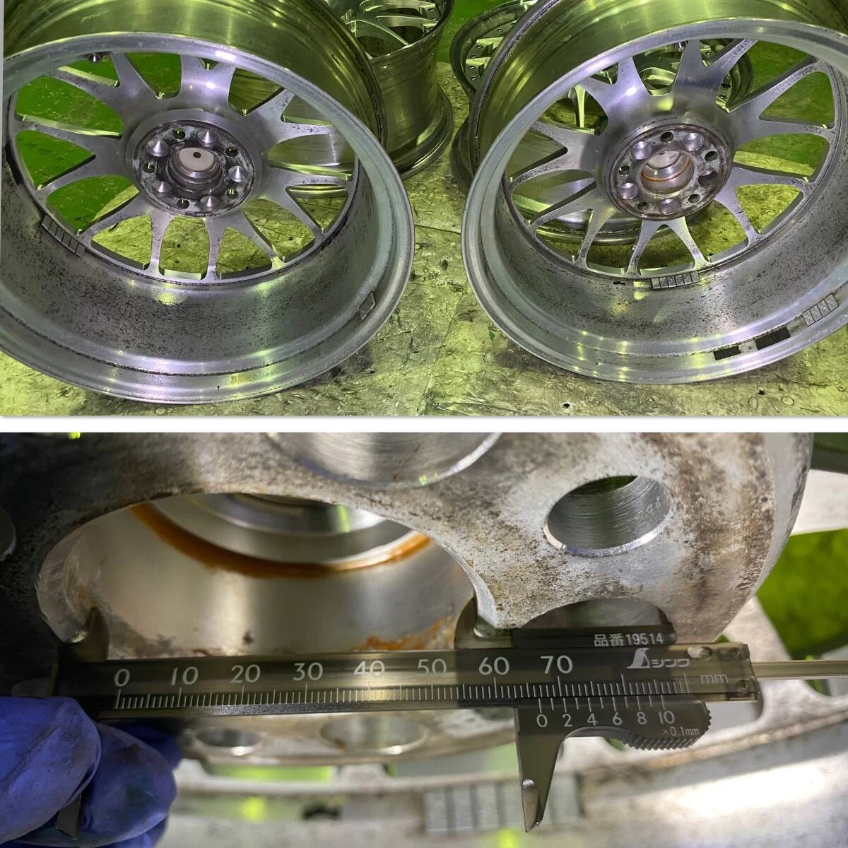 JDM High-quality forged 2-piece TWS Exlete 107M 19FORGED 7.5J +30 9J + No Tires - Image 9