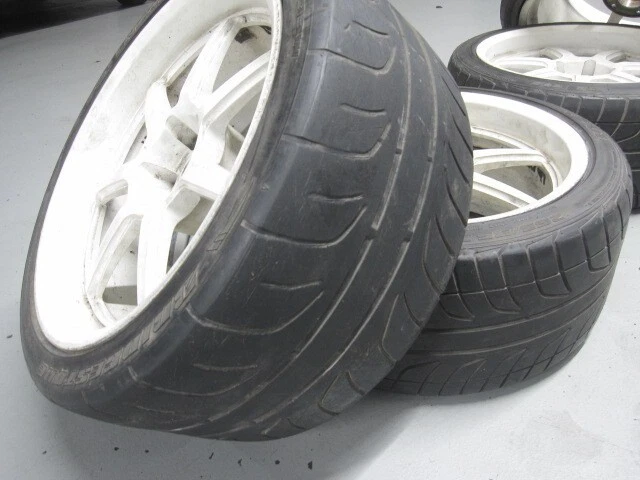 JDM Rare HINODEX forging 9.5J+15 114.3/5H 184Book set GT-R BNR32 BCNR3 No Tires - Image 3