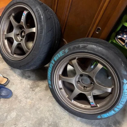 JDM SSR Type C RS 17 9.5j +29 Wheels 2Book Shiba Tire No Tires
