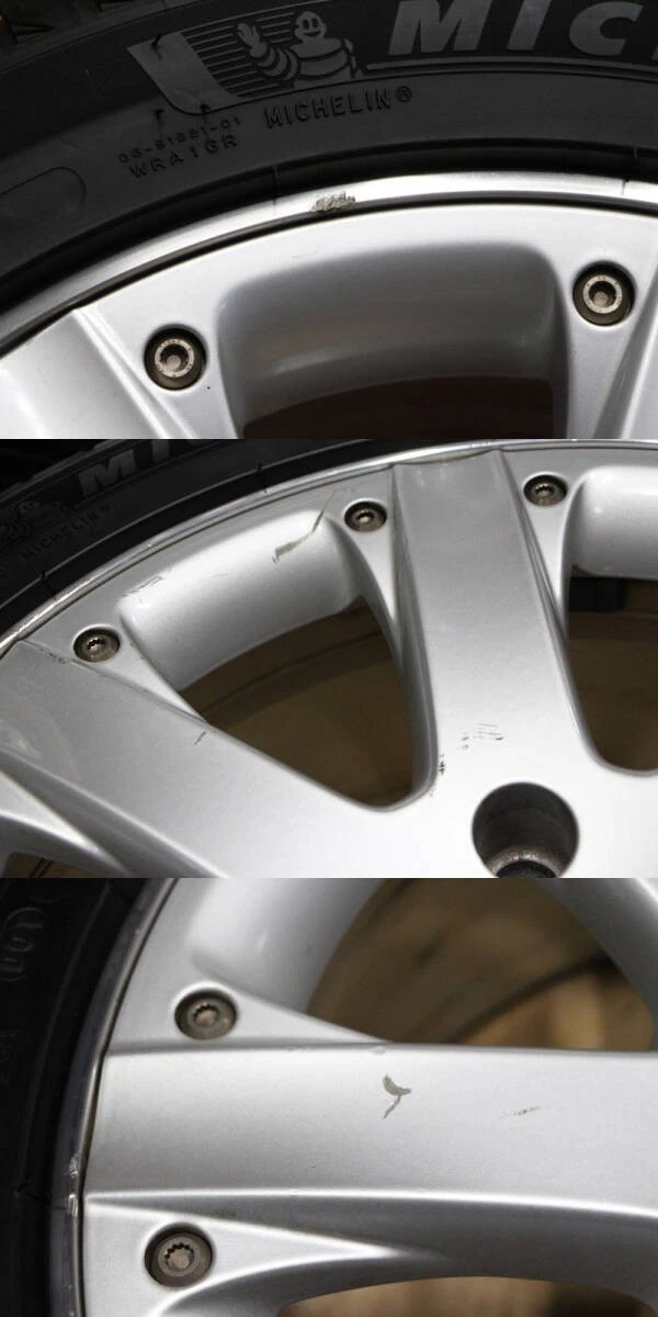 JDM B507 Rare BBS RT249 tires genuine VW 17x7.5J+47 PCD112 235/45R17 M No Tires - Image 10