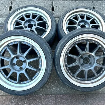 JDM Saitama Pickup Limited 17-inch Wheels PCD100x4 Hole Stepped Rim No Tires